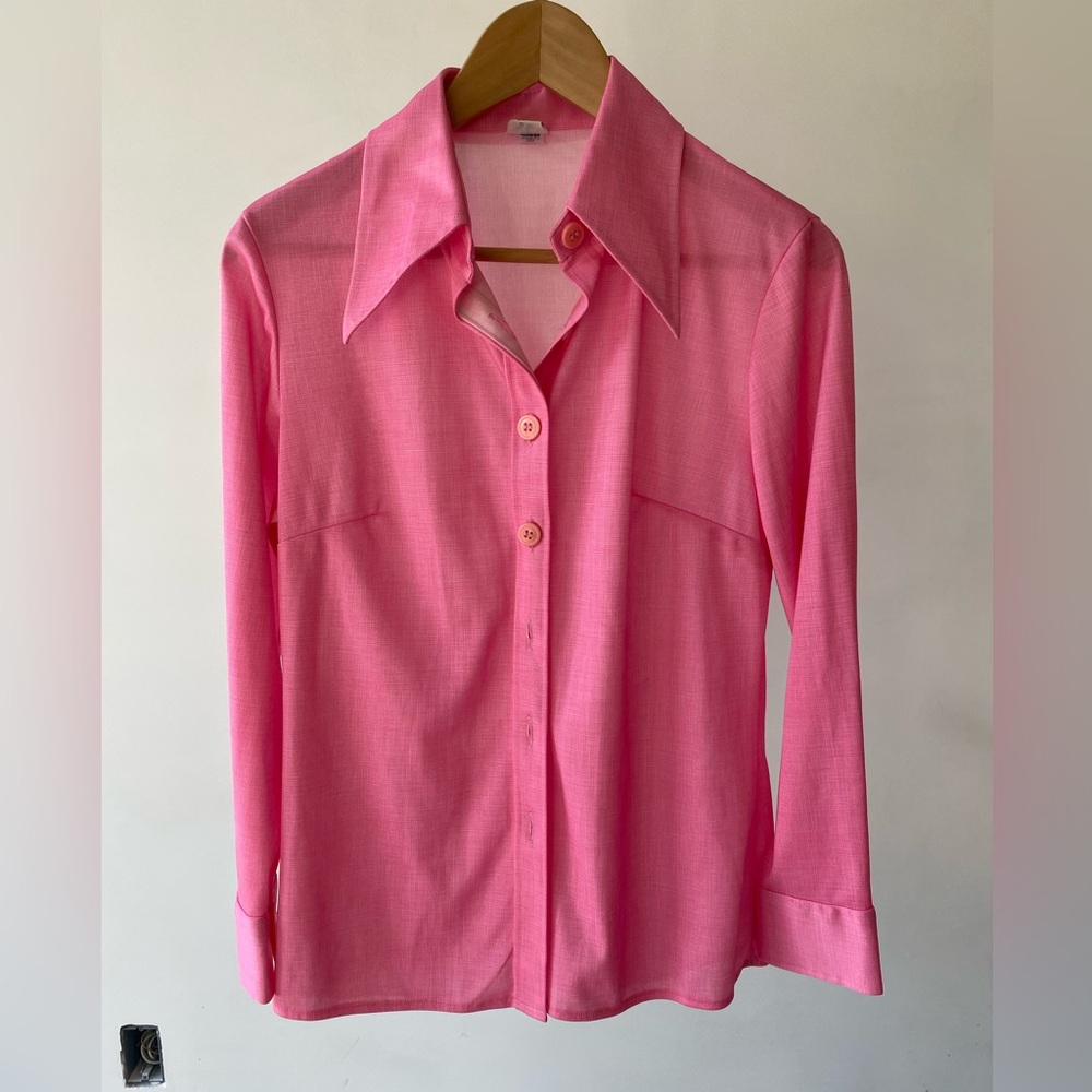 Vintage TanJay bubble gum Pink Long Sleeve Shirt